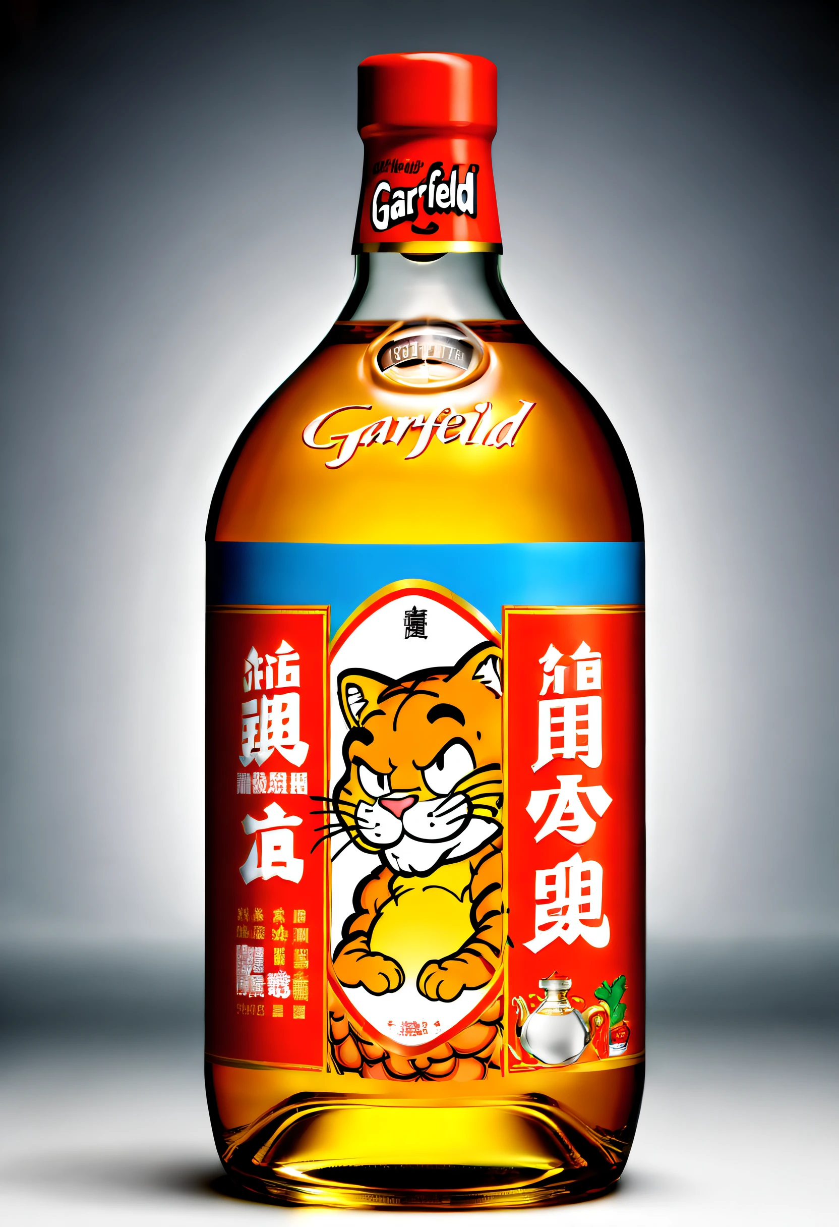 Brand advertising，Creative poster，Garfield Maotai