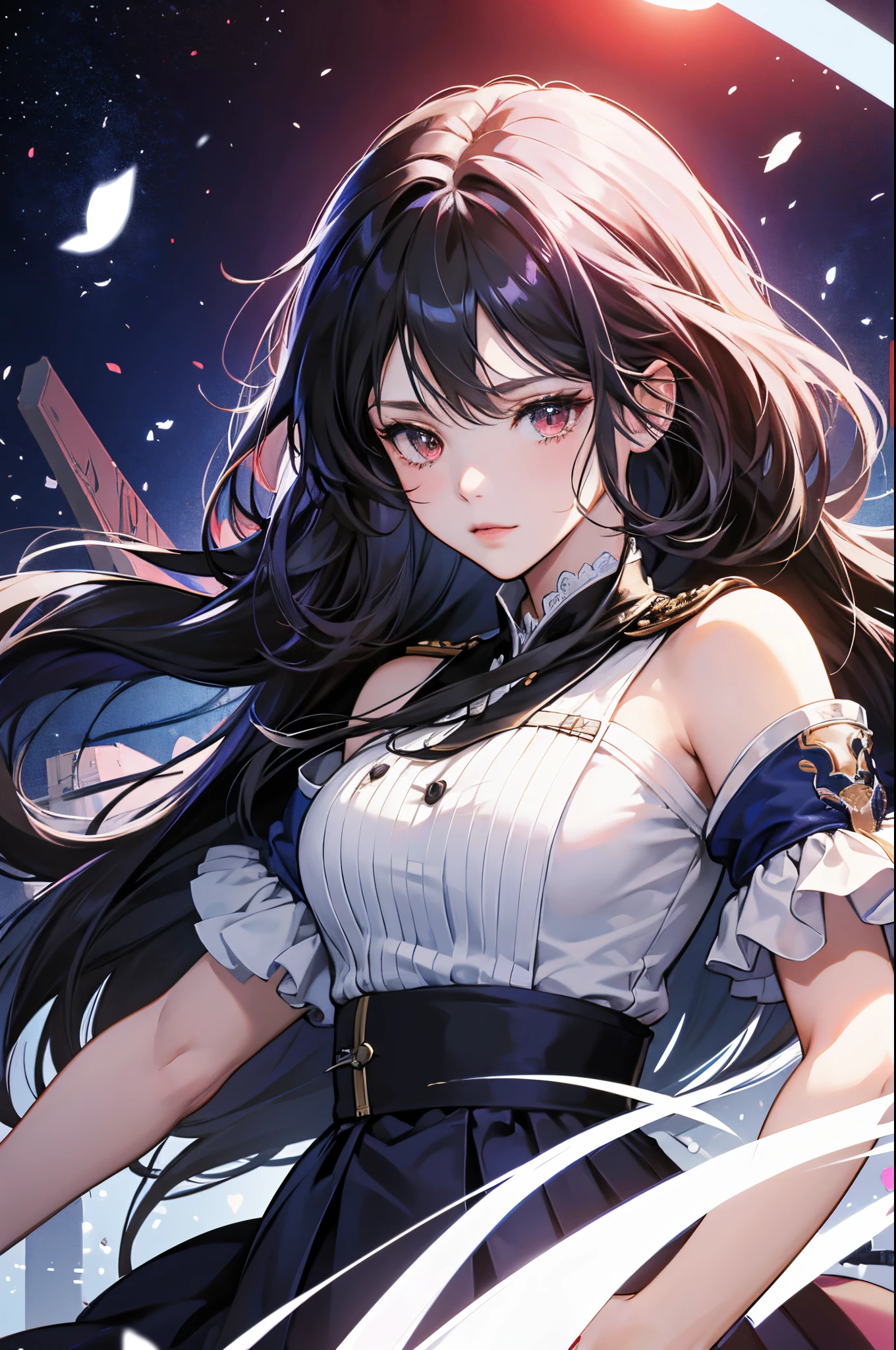 azur lane captain, masterpieces, solo, 16K anime wallpaper, extreme quality, ultra lighting,