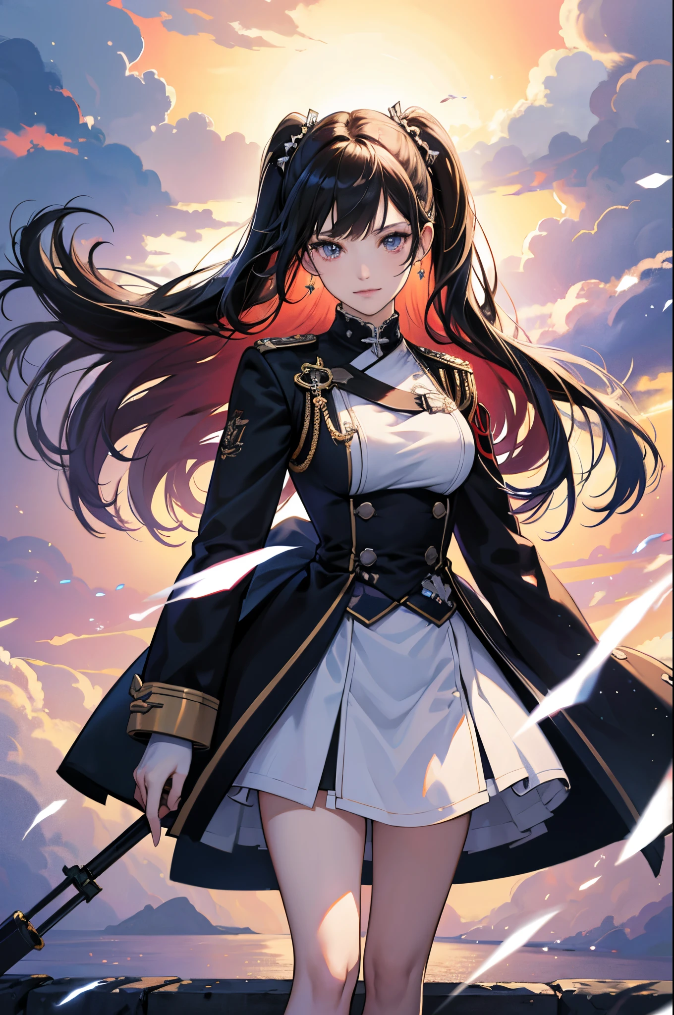 azur lane captain, masterpieces, solo, 16K anime wallpaper, extreme quality, ultra lighting, x-ray