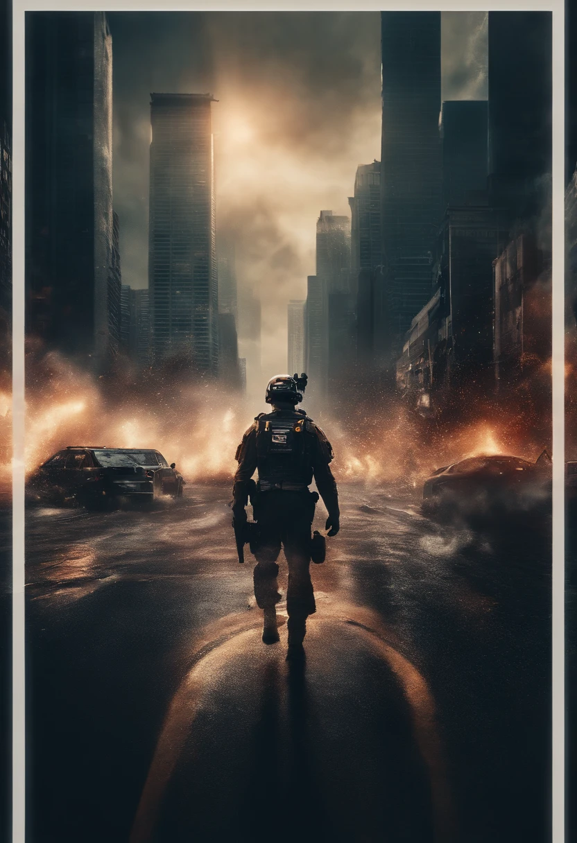 attack with plasma weapons、melting city
