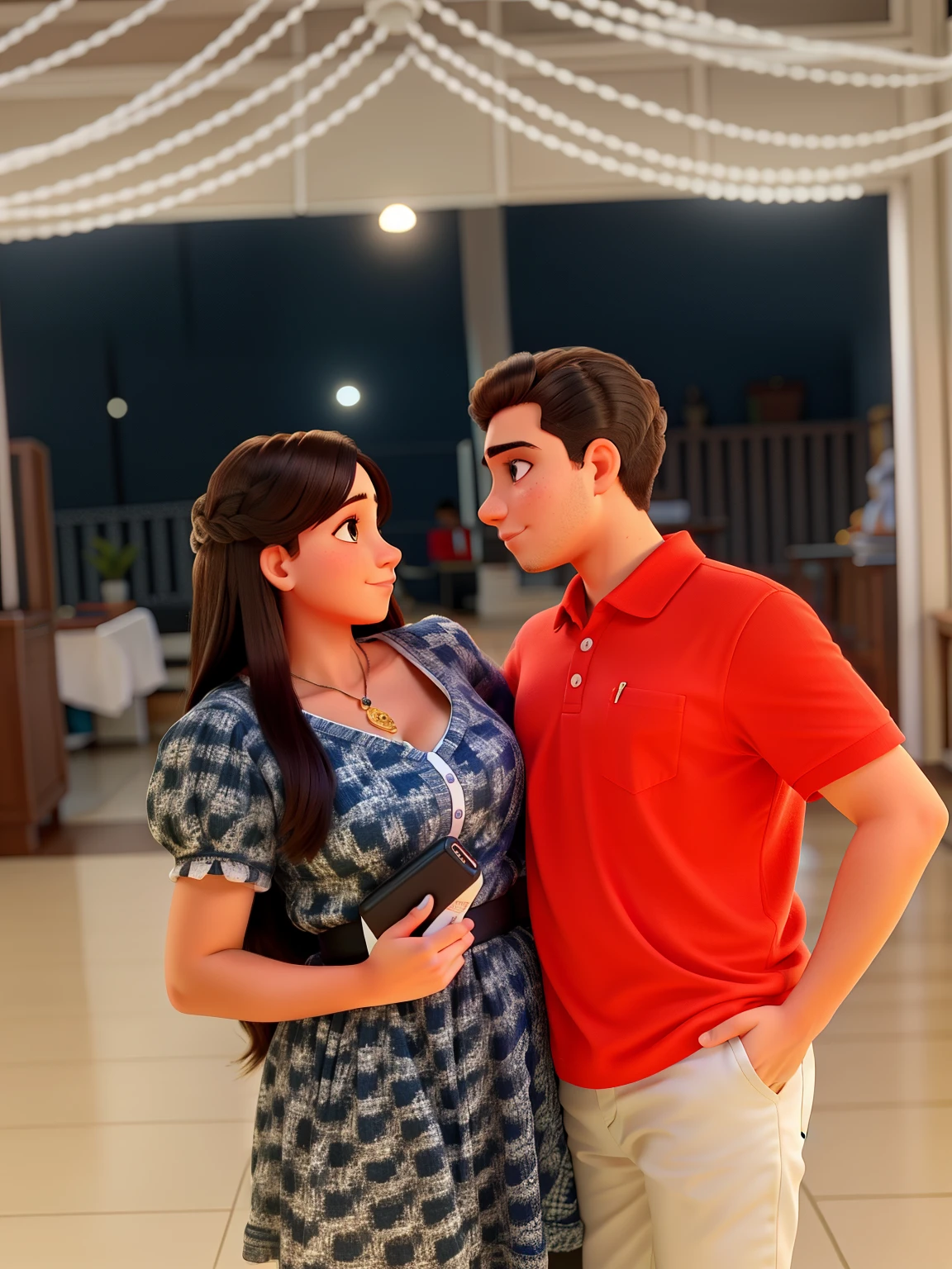Um casal feliz