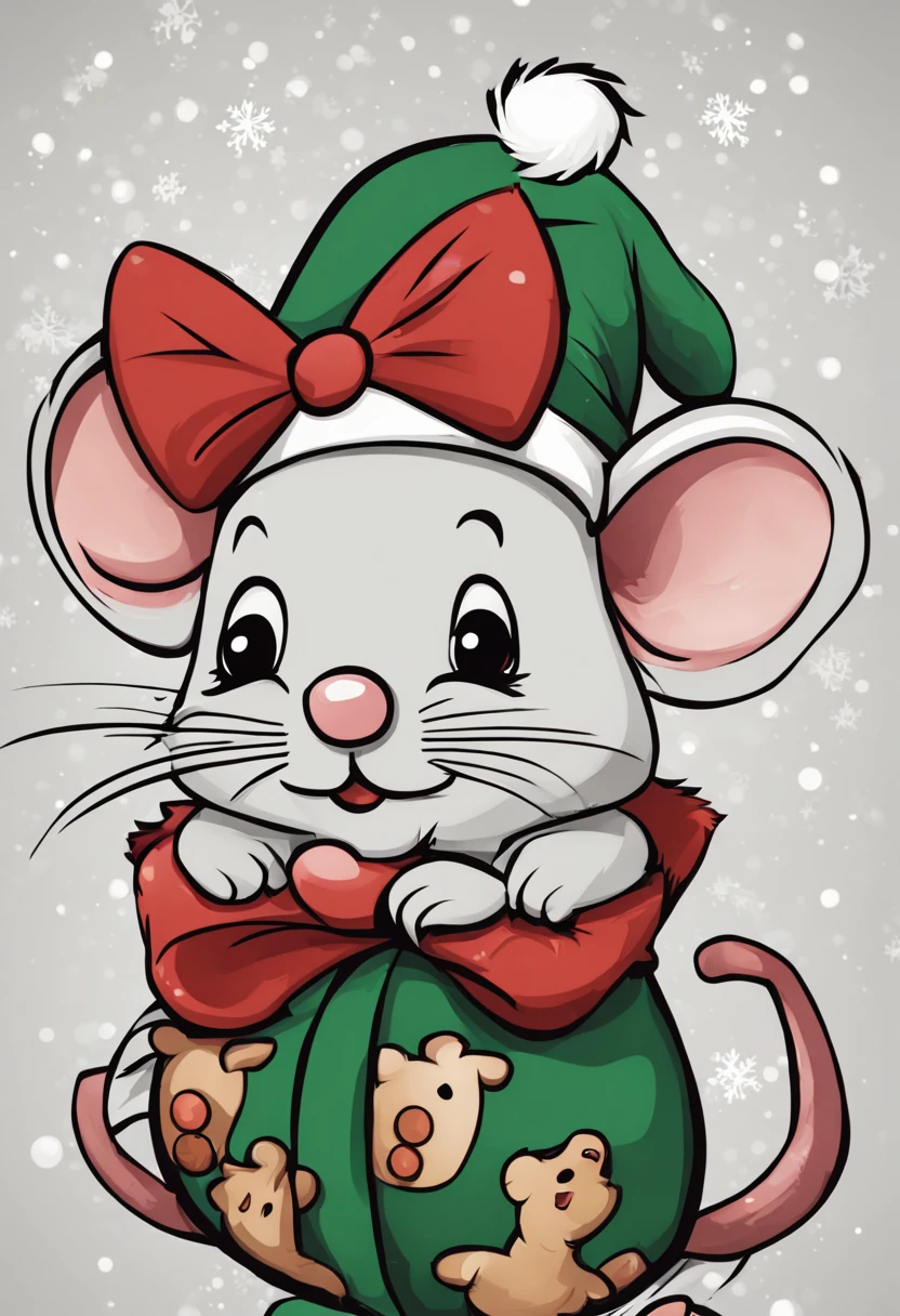 a  Christmas mouse --style 5i6PP5YAYEmIOsp