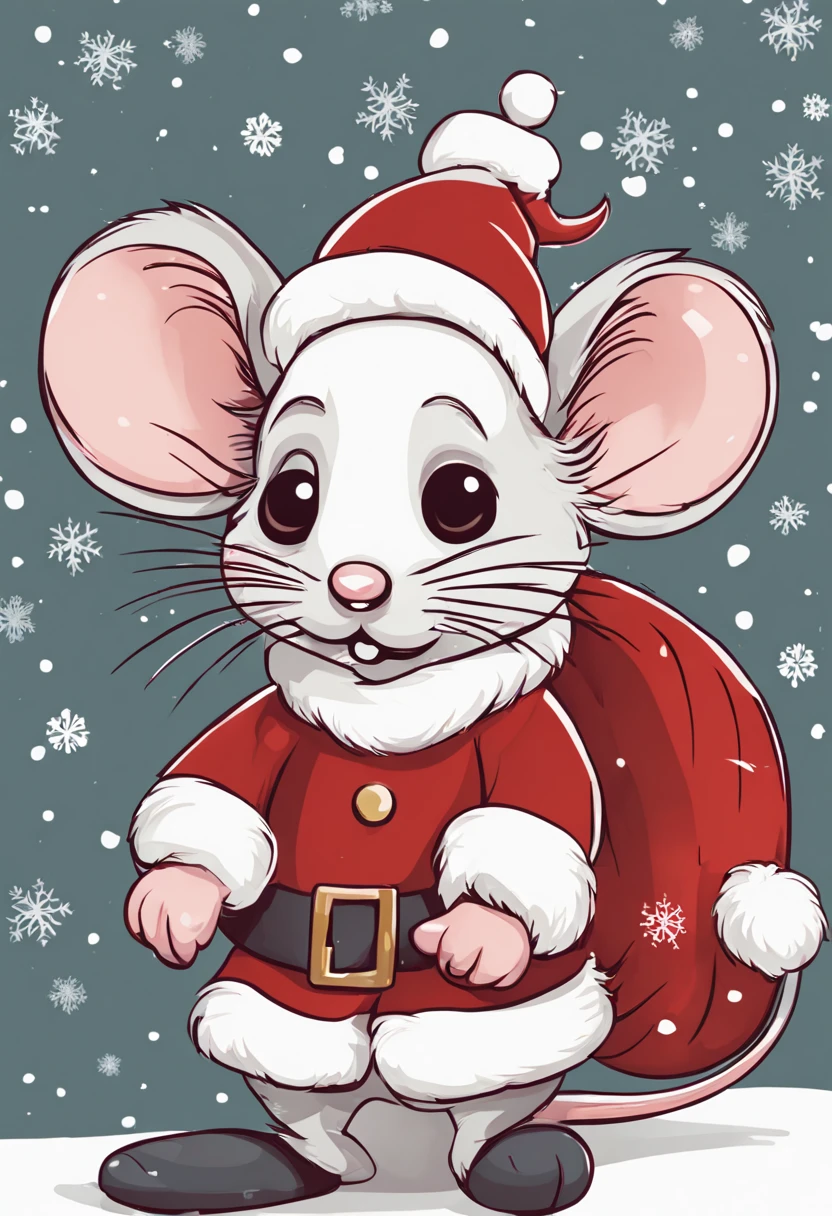 a Christmas mouse --style 5i6PP5YAYEmIOsp
