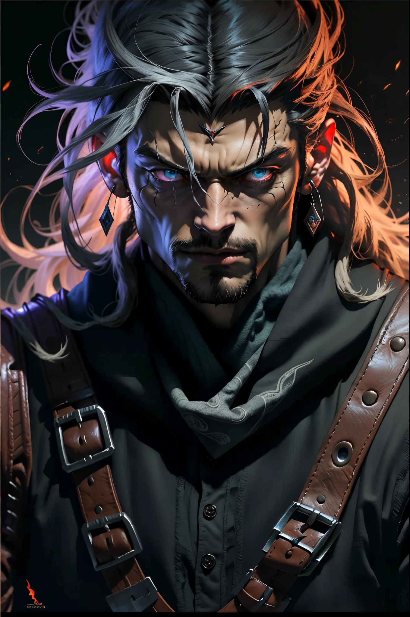 Castlevania Shadow Lord hyper realistic super detailed Dynamic Poster Movie Advertisement Masterpiece