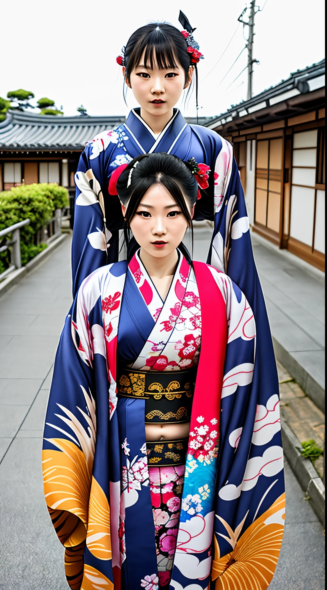 Kimono, fight outfit, genshin