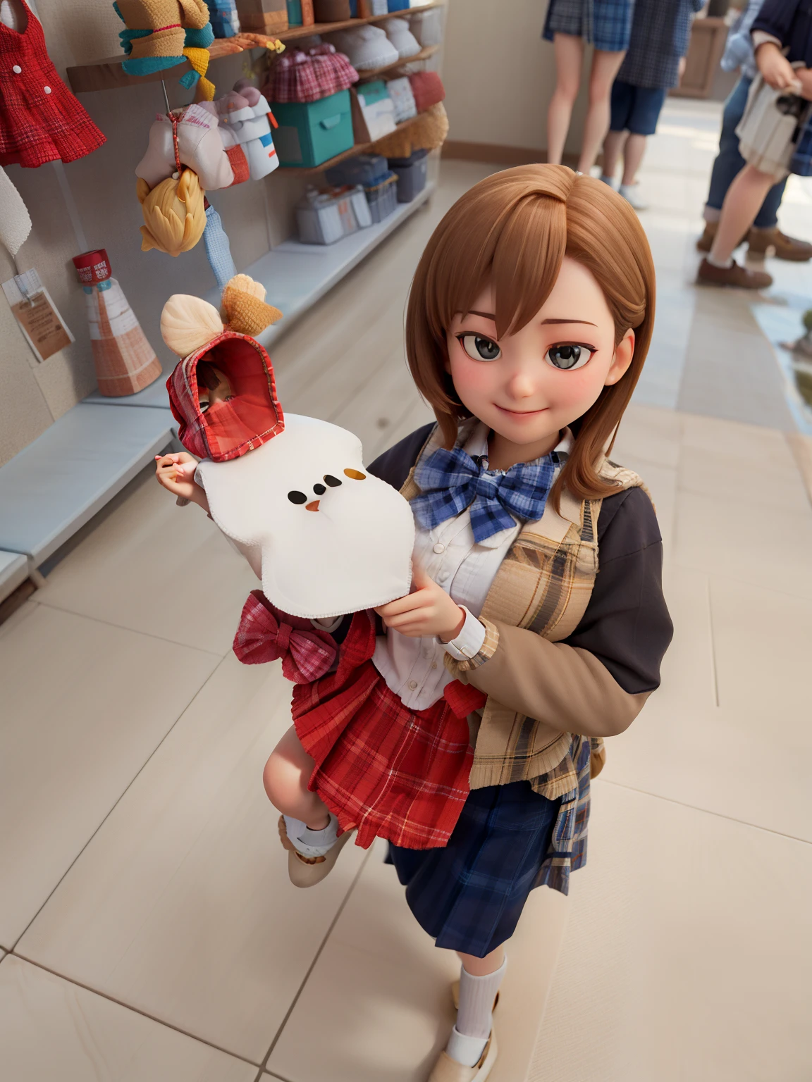 masterpiece, high quality best quality,1girl, bangs, beach, blue_sky, blush, bow, breasts, checkered, checkered_shirt, checkered_skirt, cloud, cloudy_sky, collarbone, day, envelope, giving, grass, hair_bow, heart, holding, holding_letter, horizon, incoming_gift, kazami_yuuka, leaning_forward, lens_flare, letter, light_rays, long_hair, looking_at_viewer, love_letter, mountain, mountainous_horizon, ocean, outdoors, plaid, plaid_background, plaid_bikini, plaid_bow, plaid_bowtie, plaid_bra, plaid_dress, plaid_headwear, plaid_jacket, plaid_legwear, plaid_necktie, plaid_neckwear, plaid_panties, plaid_pants, plaid_ribbon, plaid_scarf, plaid_shirt, plaid_skirt, plaid_vest, pov, shirt, skirt, sky, smile, solo, sun, sunbeam, sunlight, tree, unmoving_pattern