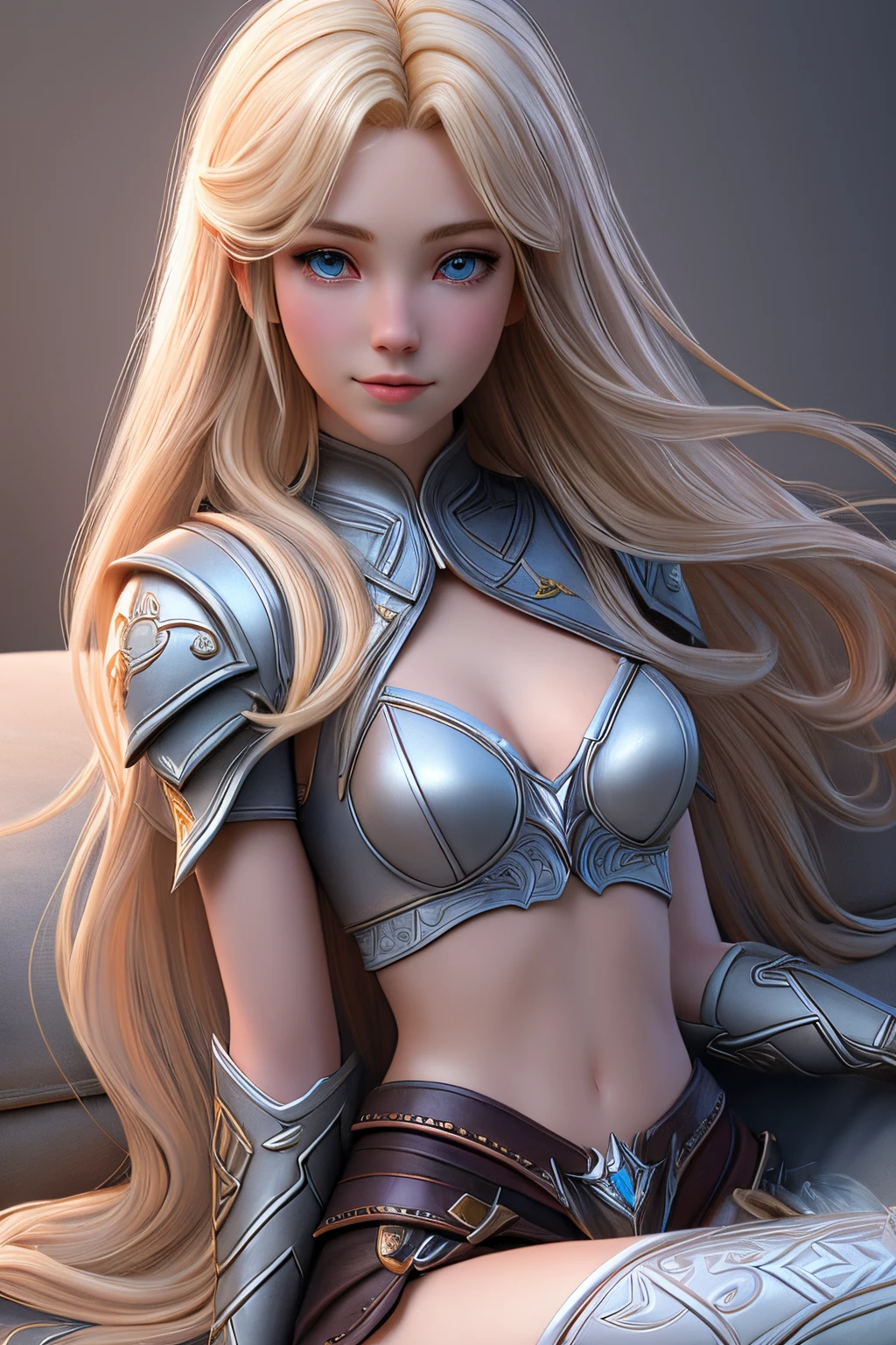 close up 1girl in, teenager 18, Solo, Aesthetic artwork, blond, straight blonde hair, super long blonde hair, light blue eyes,  some small freckles, pale skin, A-cup, small breasts, runners body, (thin hips, thin waist: 1.25), detailed skin, shy smile, (action shot kneeling: 1.25), pink black futuristic bikini armor, light blooms, very detailed city roof background, rooftop, overlooking the city, 50mm, 4k textures, soft cinematic light, RAW intricate, elegant, highly detailed, sharp focus, ((((cinematic look)))), soothing tones, insane details, intricate details, hyperdetailed, low contrast, soft cinematic light, dim colors, exposure blend, hdr, faded