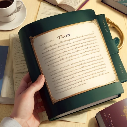 A book with the word Tâm written on it (4k)