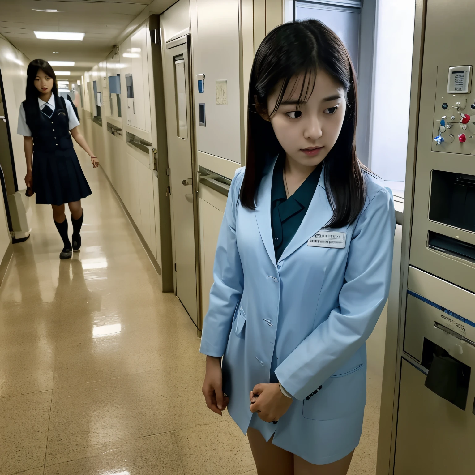 Sara Jinryo, an elementary school student who works as a secret investigator, infiltrates a hospital.。It was an evil organization that trained girls using machines and created sex slaves.。Sara is unconsciously restrained、She is injected with an aphrodisiac and subjected to sexual torture by a machine.。