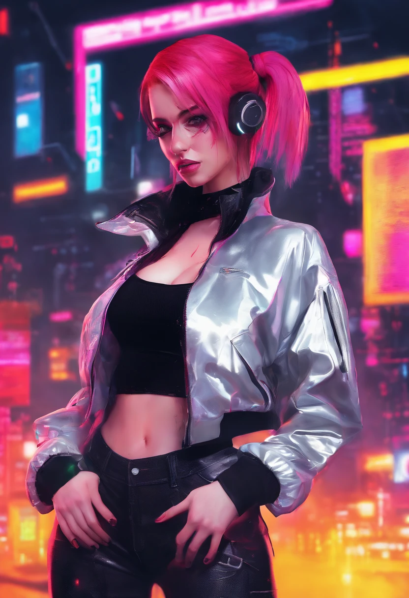 cyberpunk style,cyberpunk loading,Naked girl