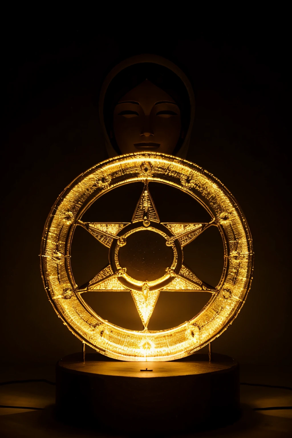 Light soft glow religious symbol