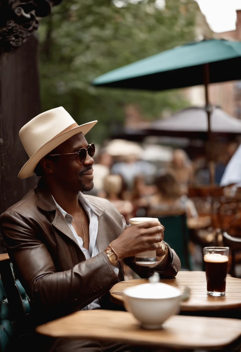 A snapshot of Billy Washington sitting at an outdoor cafe, sipping on an espresso, with a smile playing on his lips as he people-watches in the heart of Soho.,original,In his early to mid-20s, Bill's appearance mirrors his internal struggles—short, light brown to blonde hair, soft features on a tall frame.