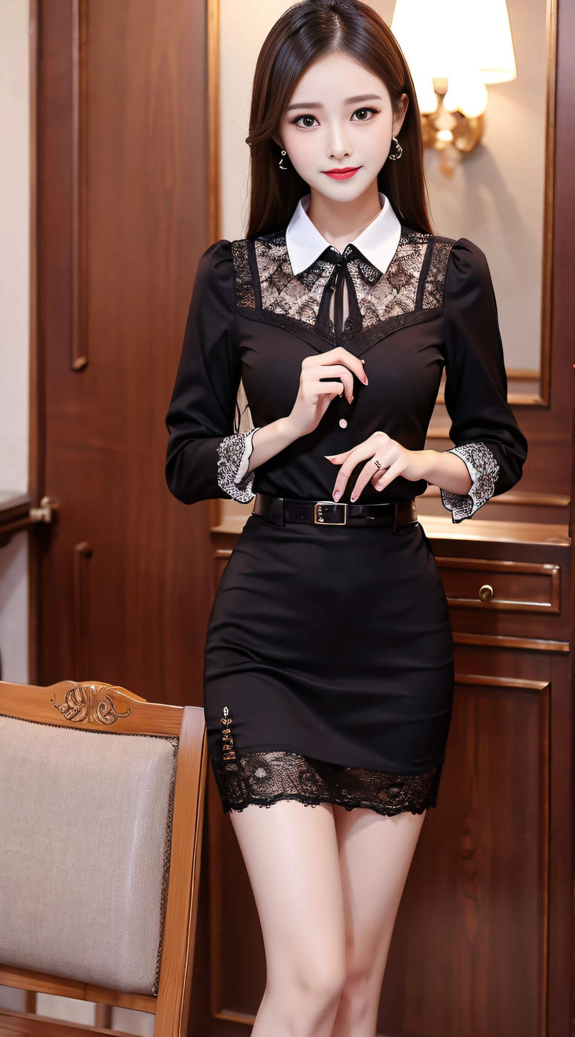 Charming beauties、hostess dresses、Evil Female Executive、blouse、tight skirts、Evil Fall、dark、brainwash、panthyhose、lacy fabric、beauty legs、Brainwashing makeup