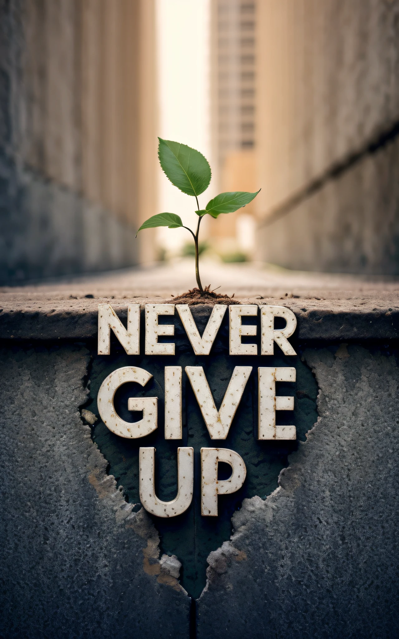 um close de uma planta crescendo em uma parede de cimento, never gonna give you up, inspirador e poderoso, inspirational quote, imagem de perfil, crescimento, inspirar e superar, foto de perfil, Inspirador, arte inspiradora, muito inspirador, foto do perfil, abcdefghijklmnopqrstuvwxyz, Carregado, Motivacional, fotografia de close-up, motivation