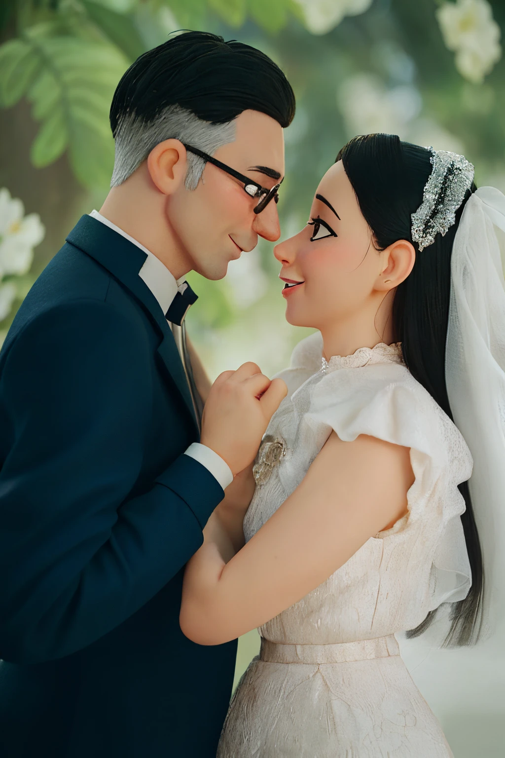 Man and woman happy