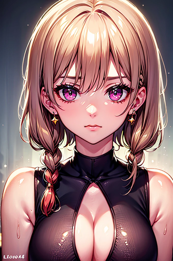 (masterpiece, best quality), 1girl, beautiful face, makima, braid, braided ponytail, necktie ,red purple eyes, Ranma 1/2, Red Hair, little penis, Jinx weint vor der Kamera, Blaue Wolke Tattoo, (Meisterwerk, best quality), Seitliche Beleuchtung, beautiful detailed eyes, sad face), (best quality), (Meisterwerk), Magische Fotografie, Dramatische Beleuchtung, Fotorealismus, Ultra-detailliert, intimate portrait composition, Leica 50mm, Formel 1. 4,8K UHD, DSLR, aesthetic, 64 Tsd., hight resolution, 8K, Beste Ausleuchtung, Bester Schatten, Ultra-HD, hight resolution, Scharfer Fokus, Komplizierter Hintergrund, Filmische Beleuchtung, ((Landschaftsansicht)), 4K-Einheit, (Beste Ausleuchtung), ((Filmische Beleuchtung)),