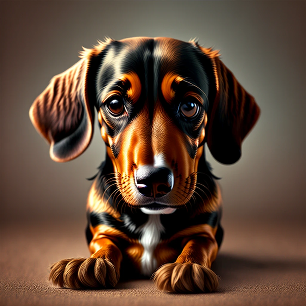 high resolution photo, turkey crossed with a dachshund