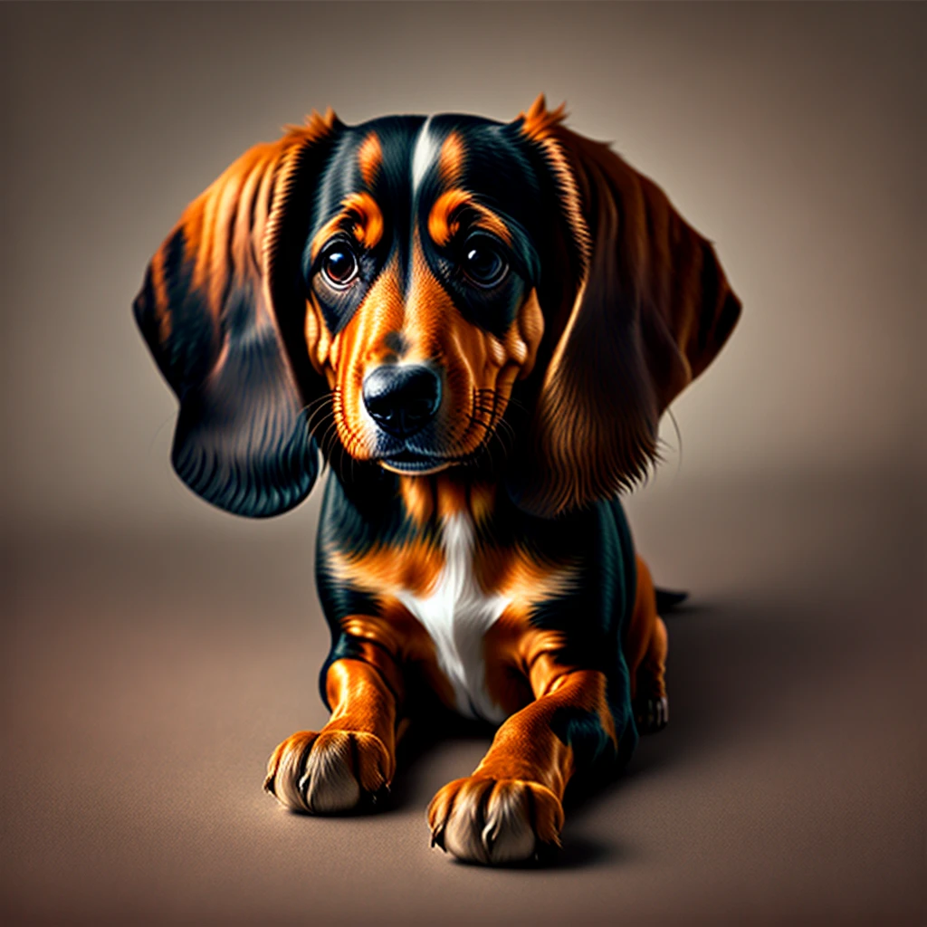 high resolution photo, turkey crossed with a dachshund