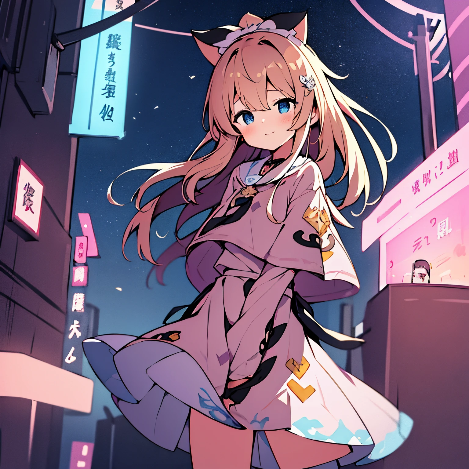 illustratio、girl with、1 girl in、独奏、1人、Anime style