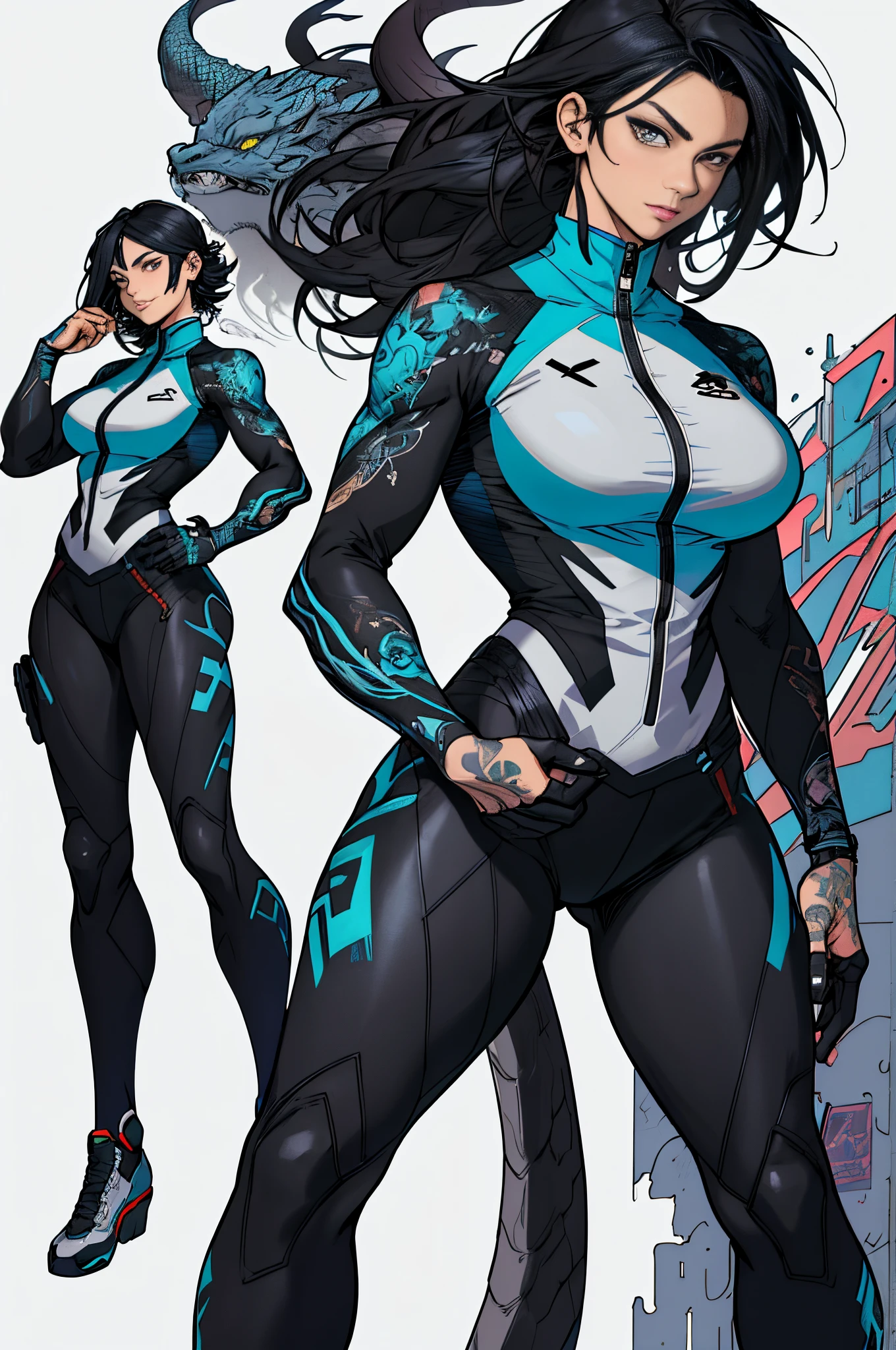 ESTILO JKenneth Rocafort   ::2.9 ::jason fabok   and yoji shinkawa  style ::2.0 comix illustration style,tatoon style , comic book style ,ashley alexiss argentina  ,beautiful woman with long  hair ultra detailed, (beautiful and clear background:1.2),, fantastic paintings ,graffit style,  flowers, olhos altamente detalhados , a white , hdr, extremely detailed, trending on artstation, trending on cgsociety, intricate, high detail::  comix style oh-yasui:: beautiful, perfect and detailed angular sharp oval human face, full body, comic style colors, perfect anatomy, centered, approaching perfection pose, dynamic, highly detailed, character sheet extremely detailed, artstation, concept art, smooth, sharp focus, illustration,(beautiful and clear background:1.2), (extremely detailed, ultra-detailed, best shadow:1.1), large breasts,   , (white background:0.5), (illustration :1.1), (extremely fine and beautiful :1.1), (perfect details:1.1):, inking comix, perfect human face, full body, comic style, perfect anatomy, centered, approaching perfection, dynamic, highly detailed, character sheet, artstation, concept art, smooth, sharp focus, illustration, high resolution, comic book, high quality,digital illustration of beautiful female character in drawing style by illustrator toh-yasu, anime style with skinny clothing inspired by futuristic tattoo dragon and vibrant clothing colors, serious look and ultra detailed artwork, focus graffiti style city, very beautiful woman amber keaton ultra detailed, with long black hair detailed 4k,beautiful makeup, colors hdr, fine sharpness, style beautiful