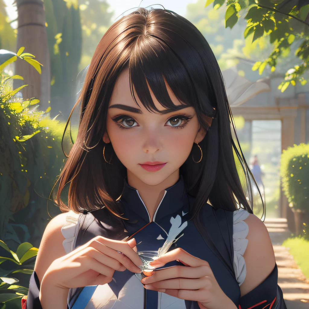 (Extremely detailed 8k wallpaper:2), (photo:2), (soigne Beautiful girl:2), (gives a lecture to friends:2), detailed (Face and eyes), (hyper realistic:1), (highly detailed:1), (epic realistic:1), rim light, (maximum details:1), cozy, (fullbody:1.3), (looking at viewer:2), (Woman's Attractive Qualities:2), (Attractive Woman:2), (Attractive:2), Smile, Intelligence, Empathy, Gracefulness, Sense of Style, Fitness, Grooming, Optimism, (Sensitivity:2), Sincerity, Romantic Gestures, Playfulness, Fashion Sense, (Sensuality:2), Charm, Modesty, Thoughtfulness, (Femininity:1), Flirtatiousness, Warmth, (Physical attractiveness:2), A beautiful smile, A love of life, strength and power, vulnerability, curiosity, wonder, love, (nature background:2), kawaii, waifu, Beautiful breasts, (attractive body:2), (Beautiful body:2), Beautiful pose, attractive pose, (Beautiful legs:1.0), (spread legs:1.0), (Beautiful clothes:1), (classic clothes:2), (elegant clothes:2), (European clothes:2), detailed clothes, (skirt:1), (blouse:1), (provocative pose)