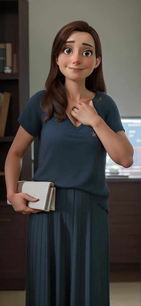 obra-prima, melhor qualidade, Portrait of Mid Successful Adult Mature Woman Looking at Camera with Arms Crossed. Smiling businesswoman standing in new office. Retrato de mulher madura.