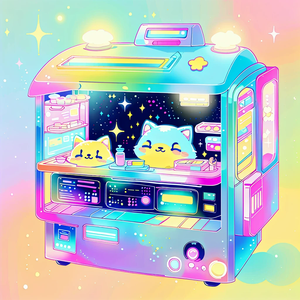 Kawaii Tech,pastel color, kawaii, Cute colors ,scifi,
Food Trucks, signboard