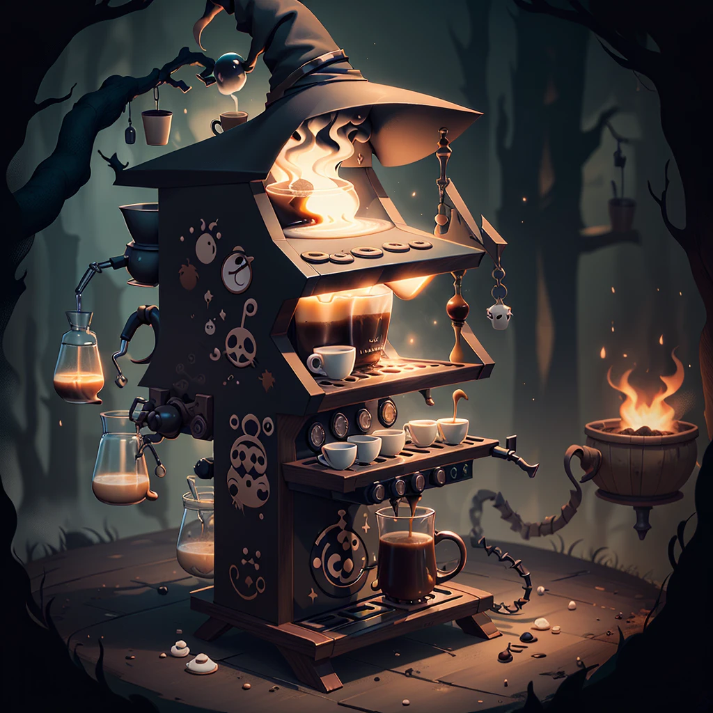 WitchcraftPunkAI 
coffee machine
