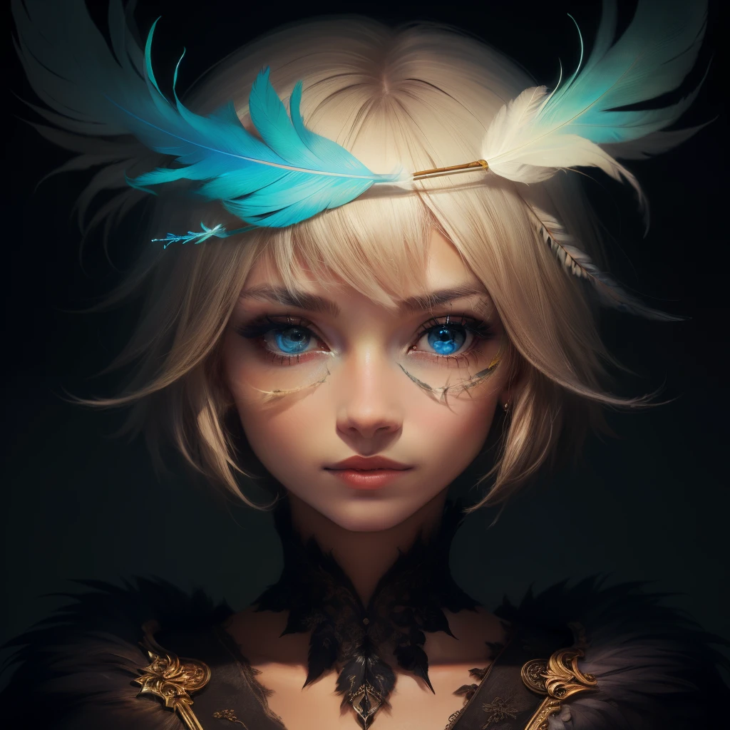 Feather made of eyes