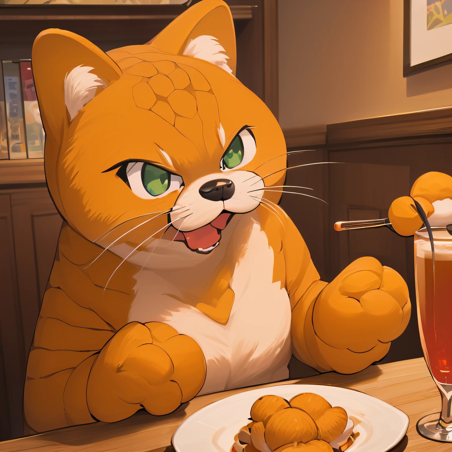 garfield, masterpiece, drunk