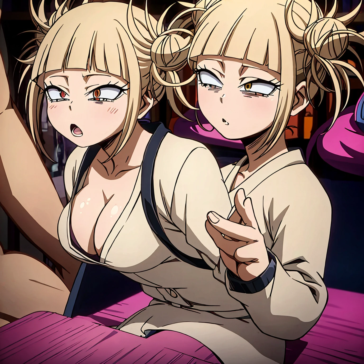 Himiko toga,my hero academia,In school clothes, Japanese women,(1girl),(1sexy),(1 masterpiece),