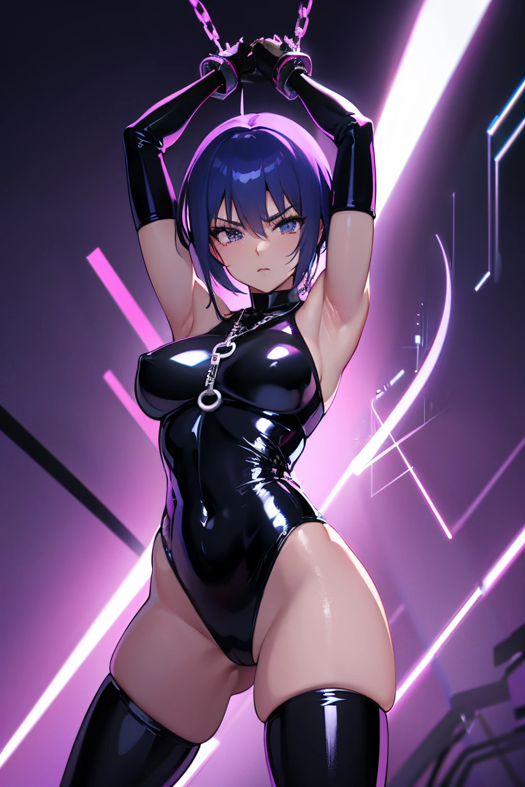shiny latex