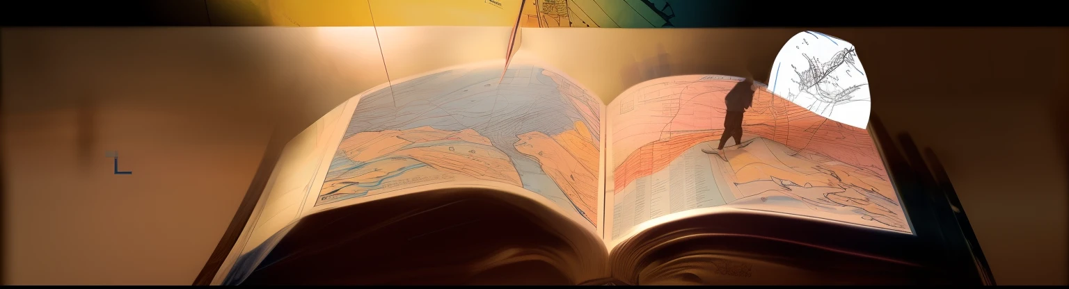 there is an open book with a picture of sea maps, Photo in the middle of the picture, photoshooting, , read the manual, nautical maps graffiti, intense knowledge, Sail, photo - shot, new adventure, Detailed book illustration, Illustration, Don Quixote left a book, Books, Mathias Collros