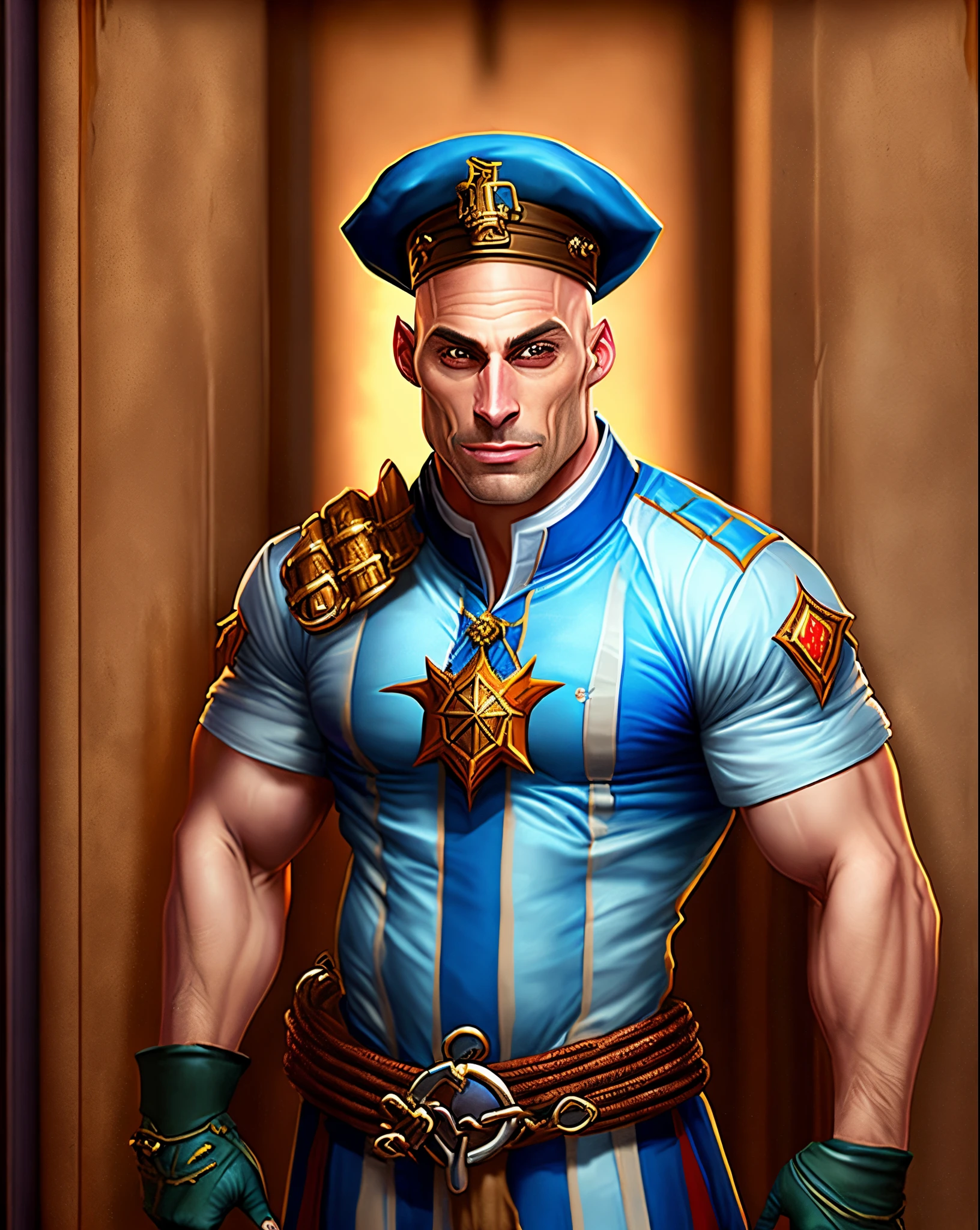 Johnny Sins as The Jailor from World of Warcraft