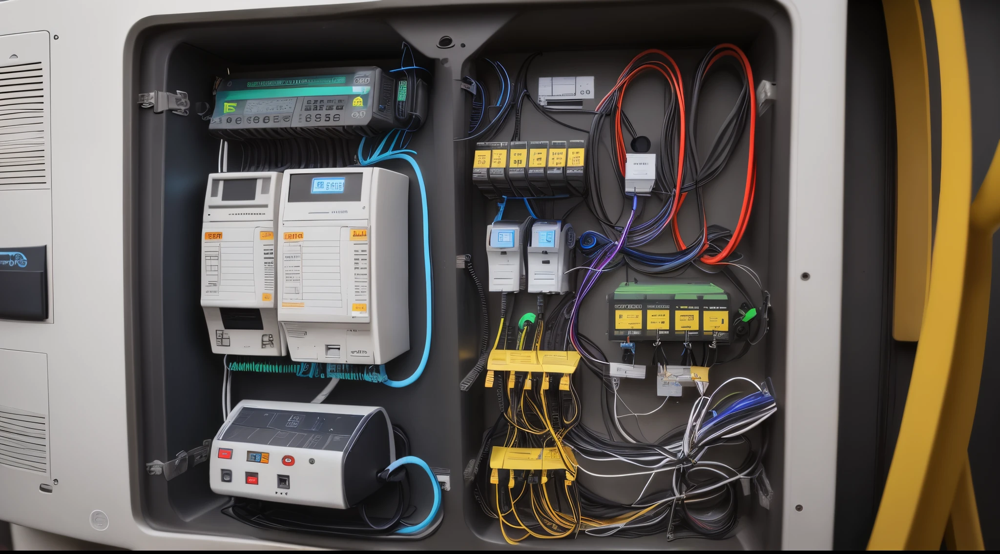 Crie uma apresentacao de uma empresa de reparo de equipamentos eletronicos com apresentador humano