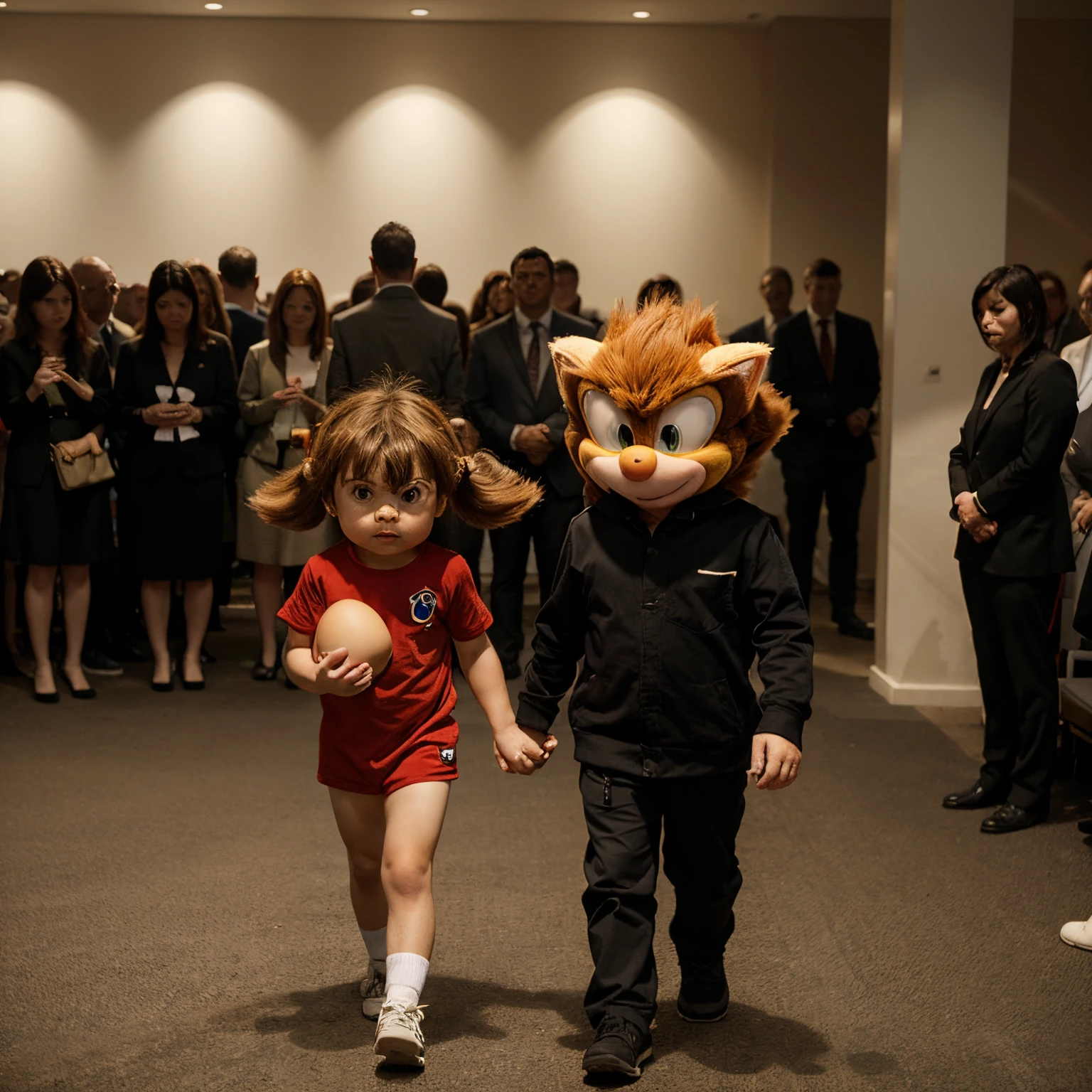 Eggman and tails go to a funeral