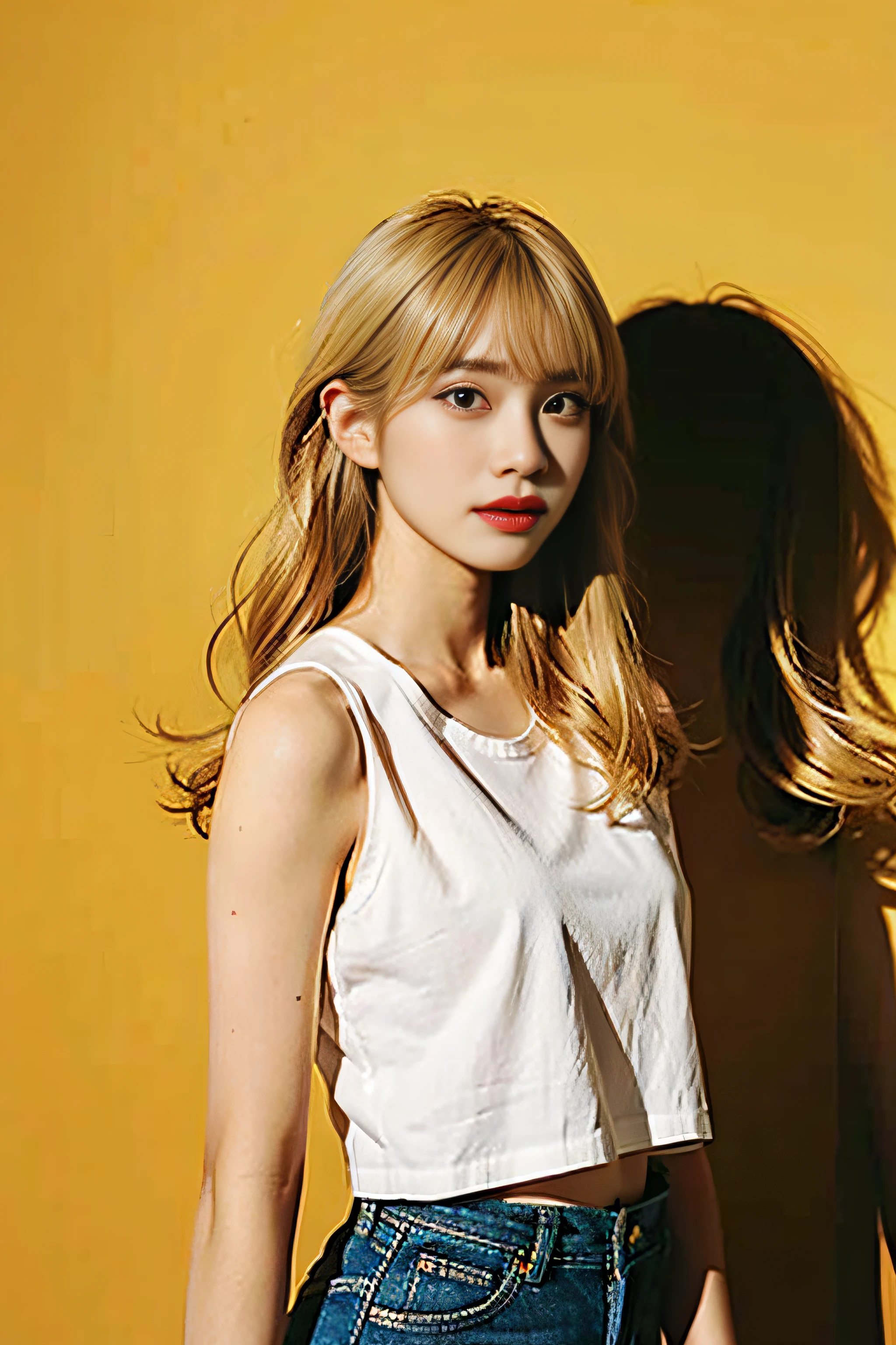a blond