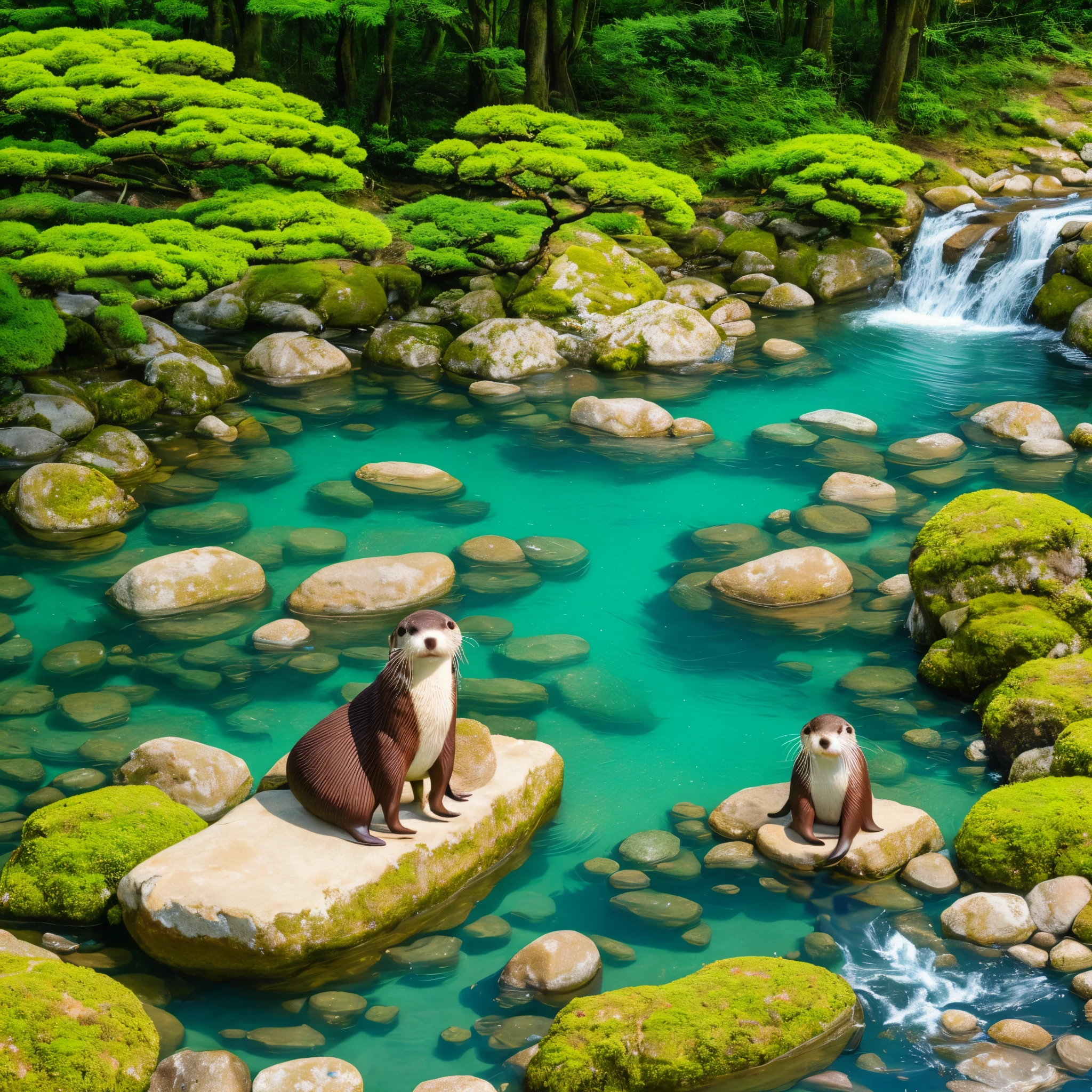 Water god otter Japan myths