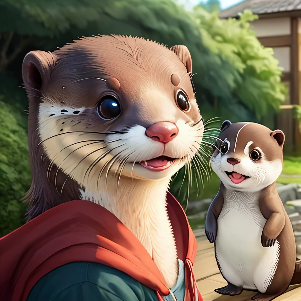 Mizuhanome otter personification