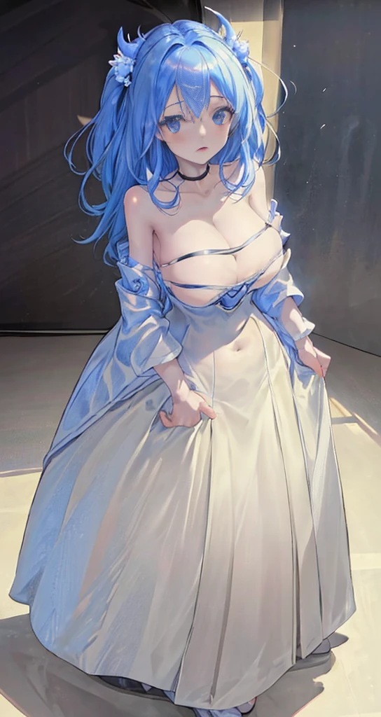 ((above shoulder,facial closeups)), Bigboobs, looking at viewert, ultra-realistic realism, Ghibli-style colors, Ghibli-style colors, japanese manga, Standing Picture, angle of view, foreshortening, foreshortening, 8K, super detailing,All women have big breasts,Endless realism, cellshading,,character sheets, reference sheet, Standing Picture, 8K, super detailing, 1080p, Women HD,femele, 16k, A high resolution, Best quality at best, high high quality, Anatomically correct, tmasterpiece, Acura, hyper HD,as elegant as a swan,unreal-engine, Ghibli-style colors, japanese manga, Standing Picture, angle of view,battle armor,ssee-through,Lace skirt,Blue hair,red - eyed,Sexy big breasts,Transparent tulle clothes