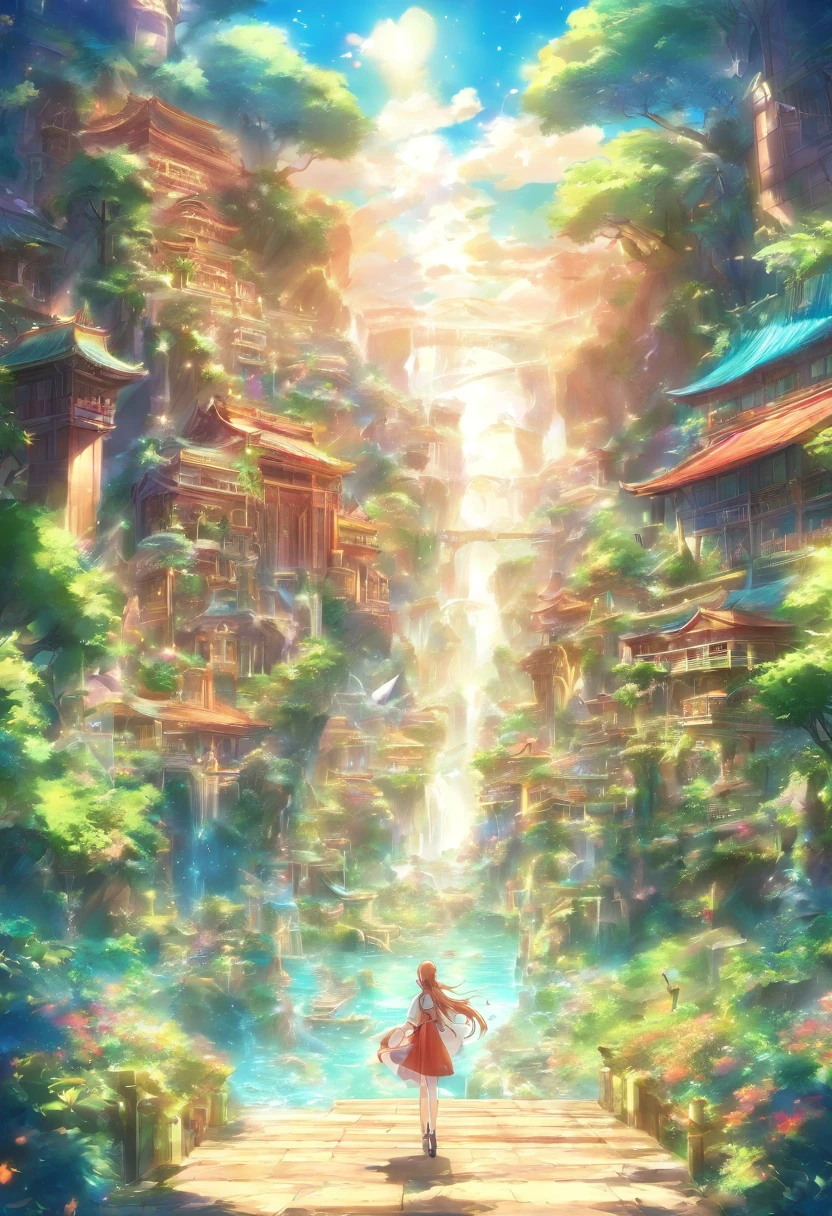 inillustration, paradise, heaven