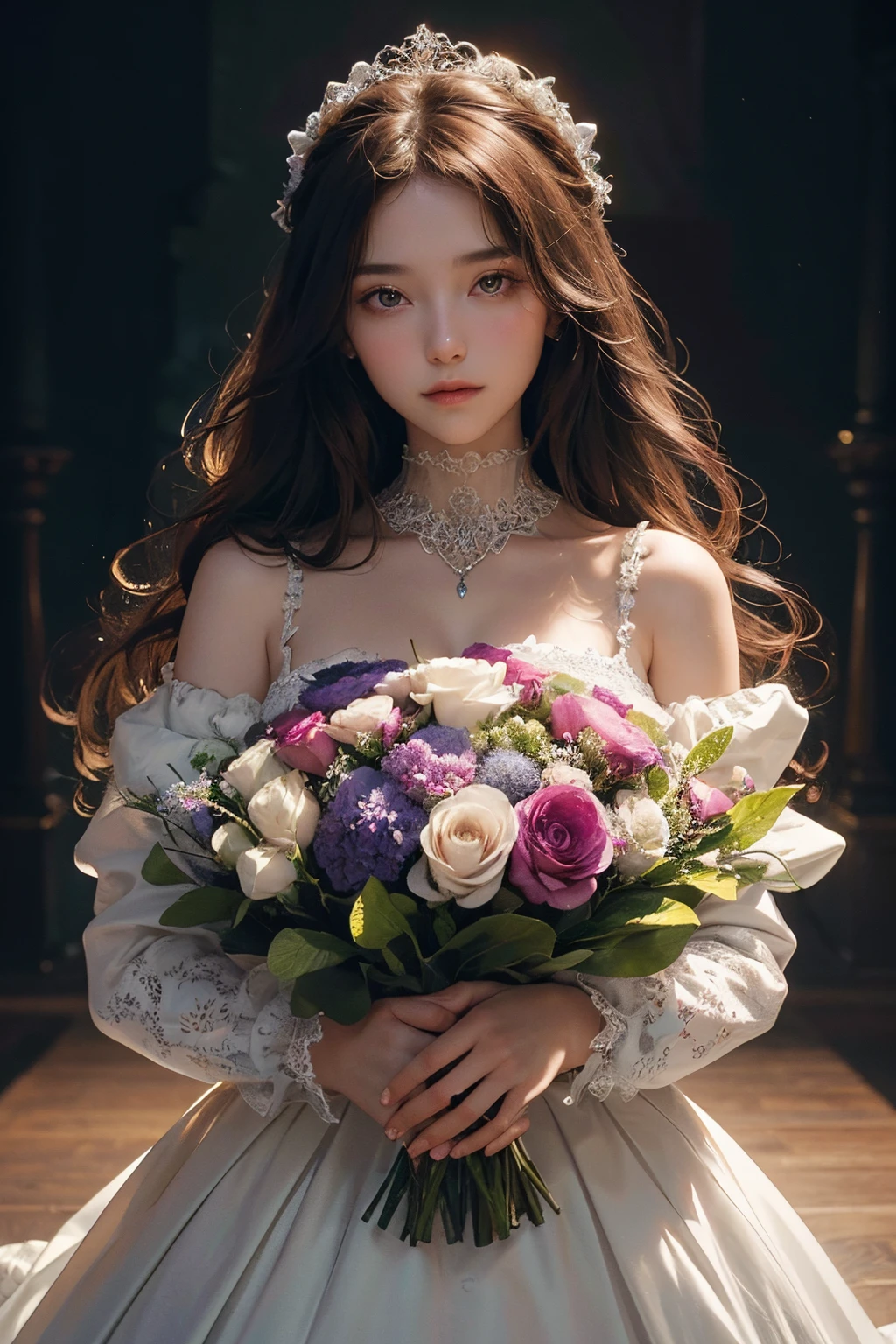 enormous Renaissance bouquet of cutest fluffy kittens, cute girl, flowing, intricate, elegant, highly detailed, wonderful quality, dramatic light, sharp focus, beautiful composition, joyful, mystical, iconic, fine, deep colors, amazing color, winning, perfect, epic, cinematic, symmetry, clear, artistic, thought, complex, brilliant, best, awesome, colossal