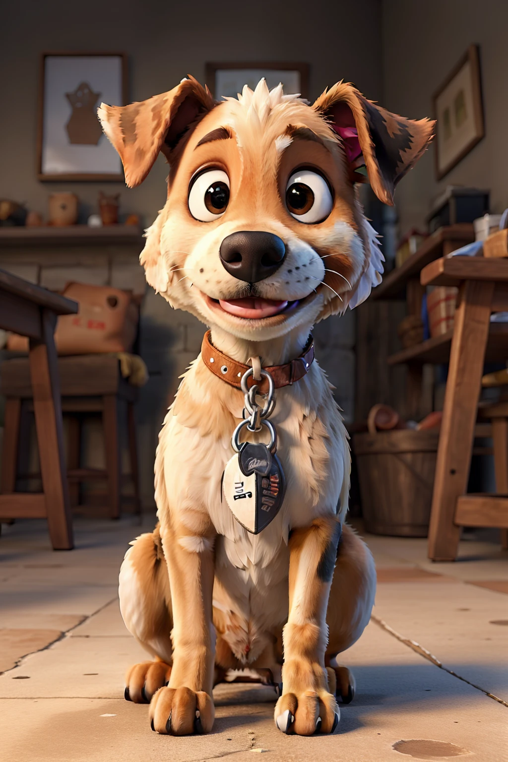 Mutt dog named Maiden