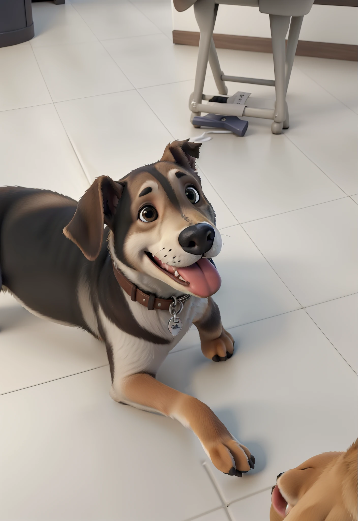 Obra-prima, de melhor qualidade, a female dog named Maiden