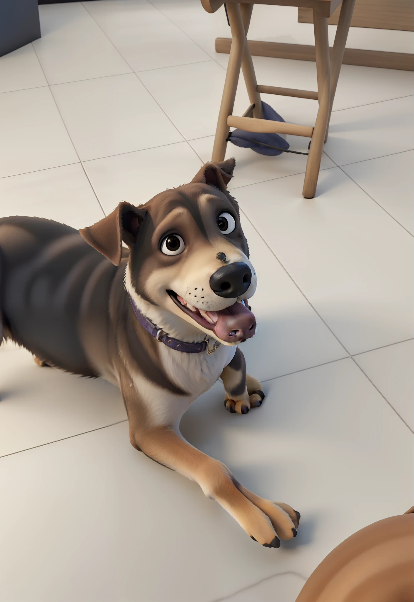 Obra-prima, de melhor qualidade, a female dog named Maiden