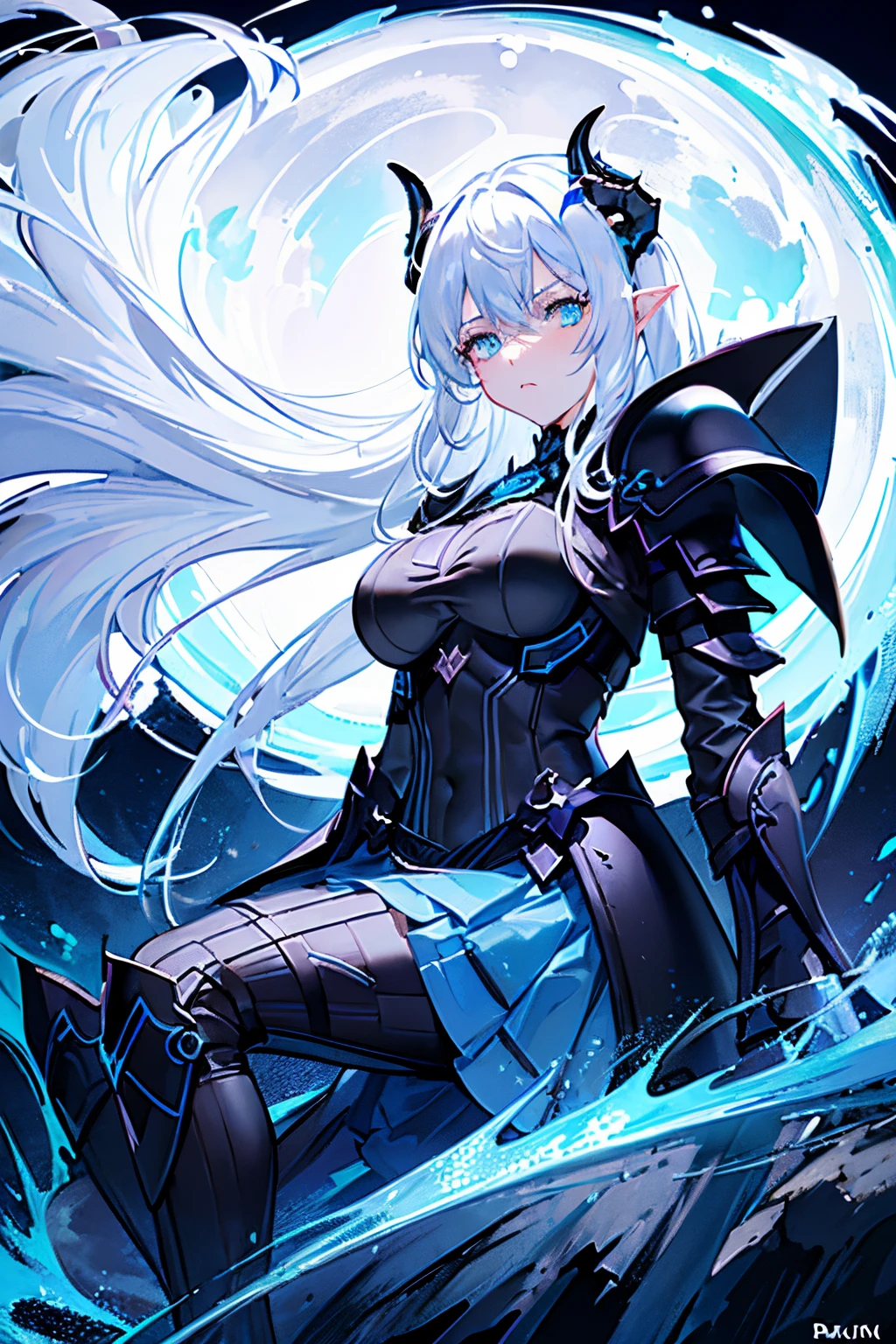 masterpiece, best quality,
1girl, (colorful),(finely detailed beautiful eyes and detailed face),cinematic lighting,bust shot,extremely detailed CG unity 8k wallpaper,white hair,solo,serious,intricate skirt,((flying petal)),(Flowery meadow)
sky, cloudy_sky, building, moonlight, moon, night, (dark theme:1.8), dark fantasy, ((Light Skin)) ((Blue Eyes)) ((Blue Horns)) (((Black Armor))) (((Dragon Girl))) ((Ice Magic))) (((White Hair))) Best Res, High Res, Absurd Res ((Elden Ring)) (((Best Face))) ((Mature, Rageful, hateful expression))