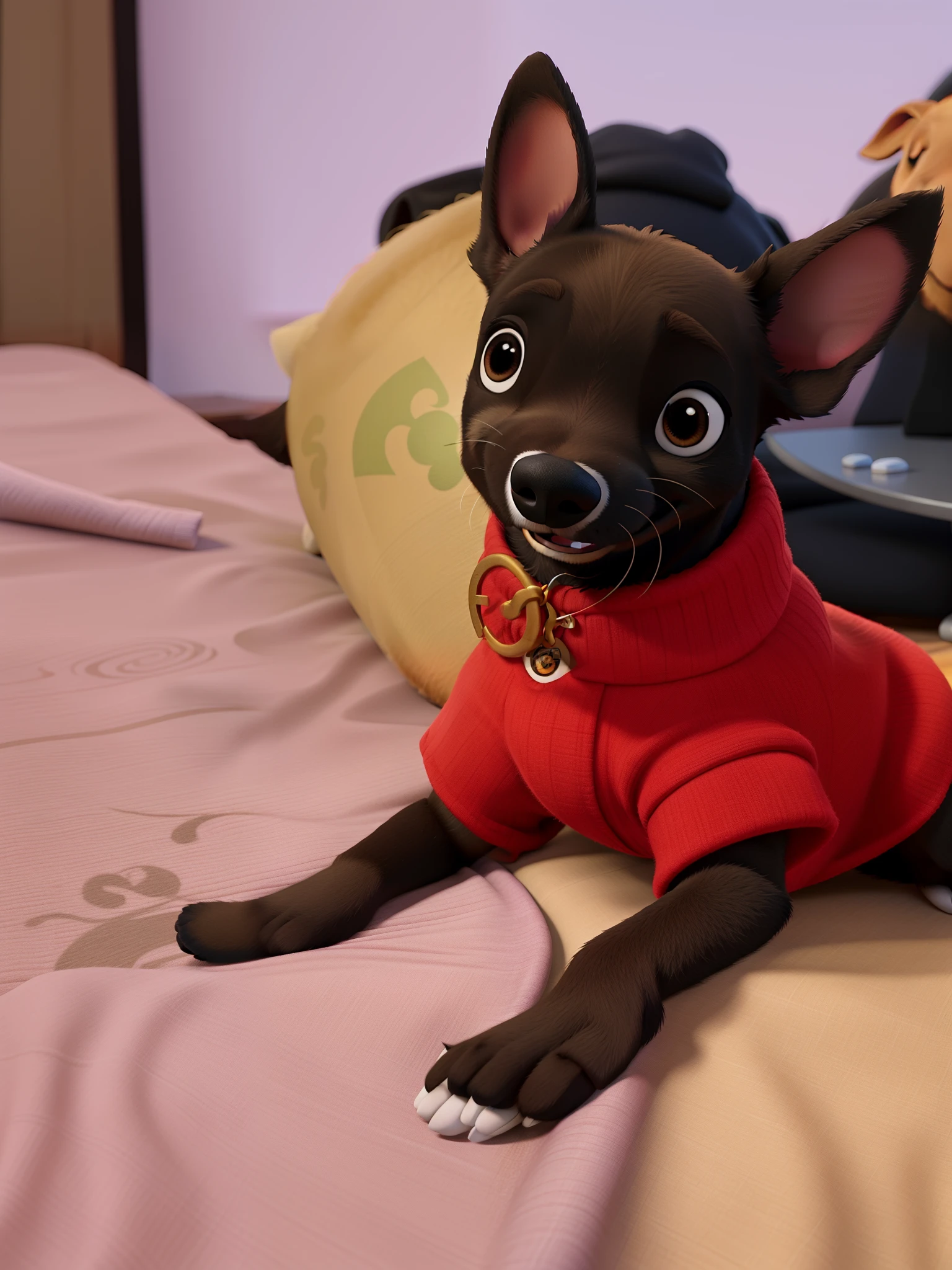 Cachorro estilo Disney pixar, alta qualidade, melhor qualidade