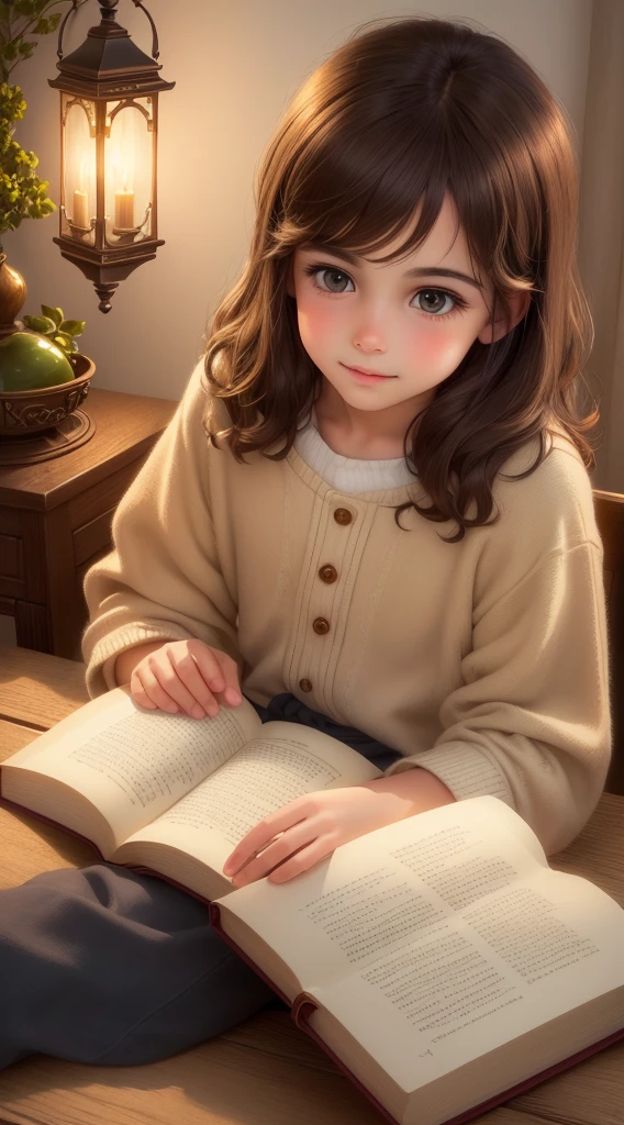 (best quality,ultra-detailed),(realistic:1.37),beautiful detailed eyes,beautiful detailed lips,dark brown hair , shiny eyes, long eyelashes, happy, detailed illustration,warm atmosphere,small,simple background,young boy,holding book,praying,reading Books, peaceful environment, light shining on boy, gratitude, serene expression,filled with love, faithful, devotion, innocence, colorful clothes, soft lighting,