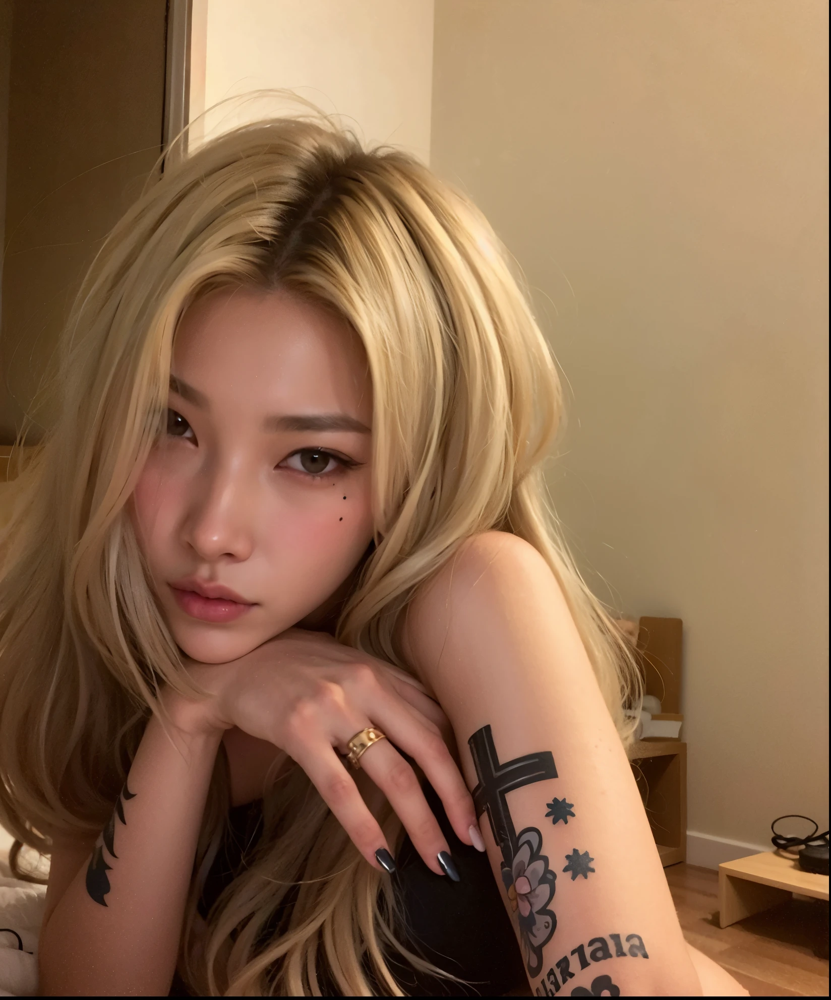 Arafa woman with a tattoo on her arm and a cross on her arm, Parque Roseanne do Blackpink, Cl, jennie blackpink, jossi do blackpink, Retrato de Jossi de Blackpink, menina coreana, Heonhwa Choe, Jaeyeon Nam, cruel korean goth girl, Ulzzang, imagem de perfil, TaeJune Kim, Jinyoung Canela, Artista coreano