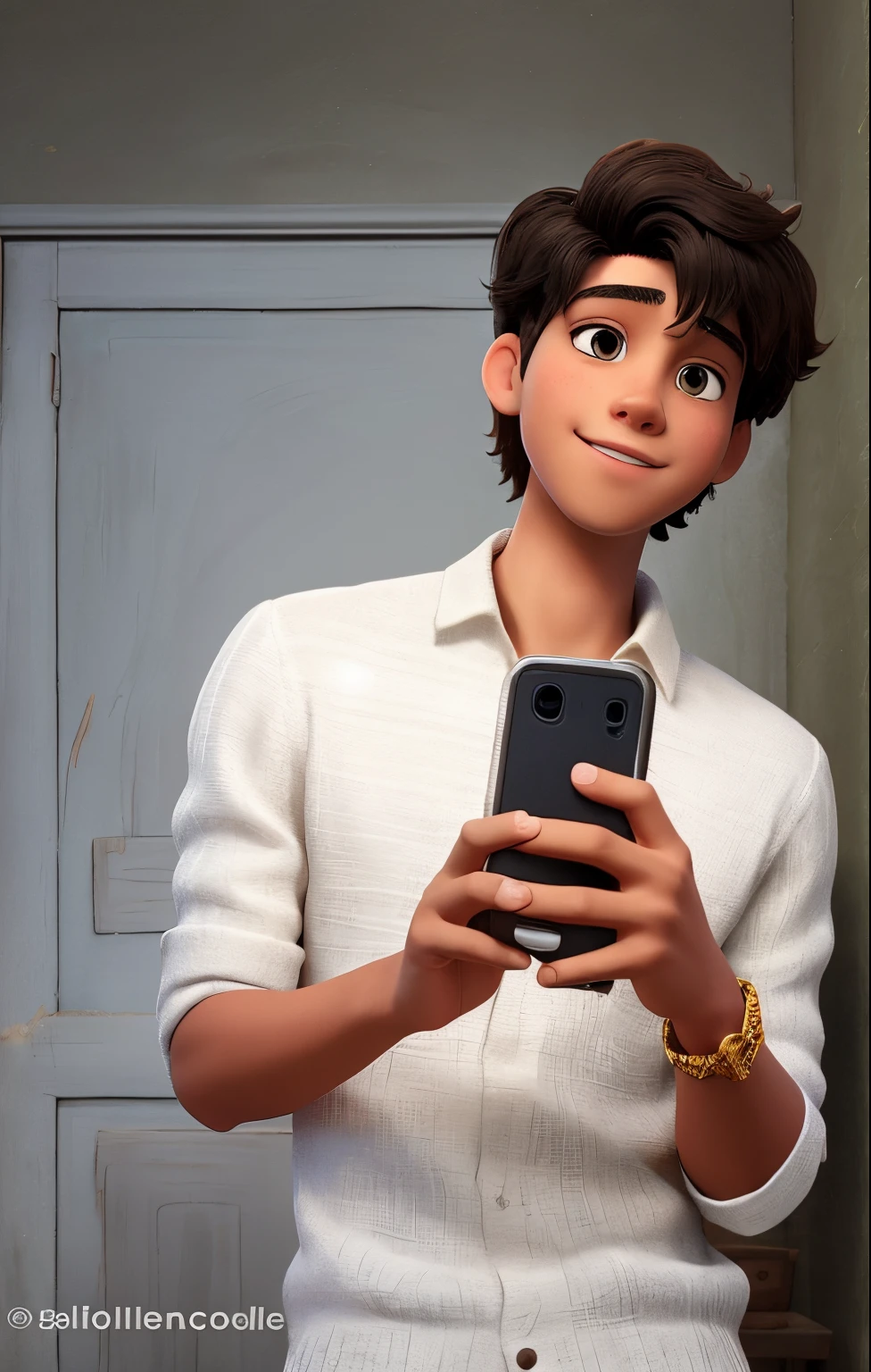 That boy cute and handsome that boy right hand red band boy fingers normal shart black button